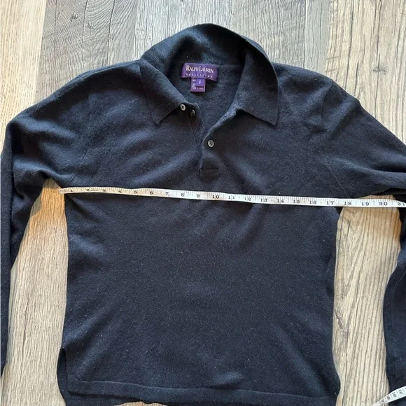 Ralph Lauren Collection Collared Pullover Sweater Small RARE